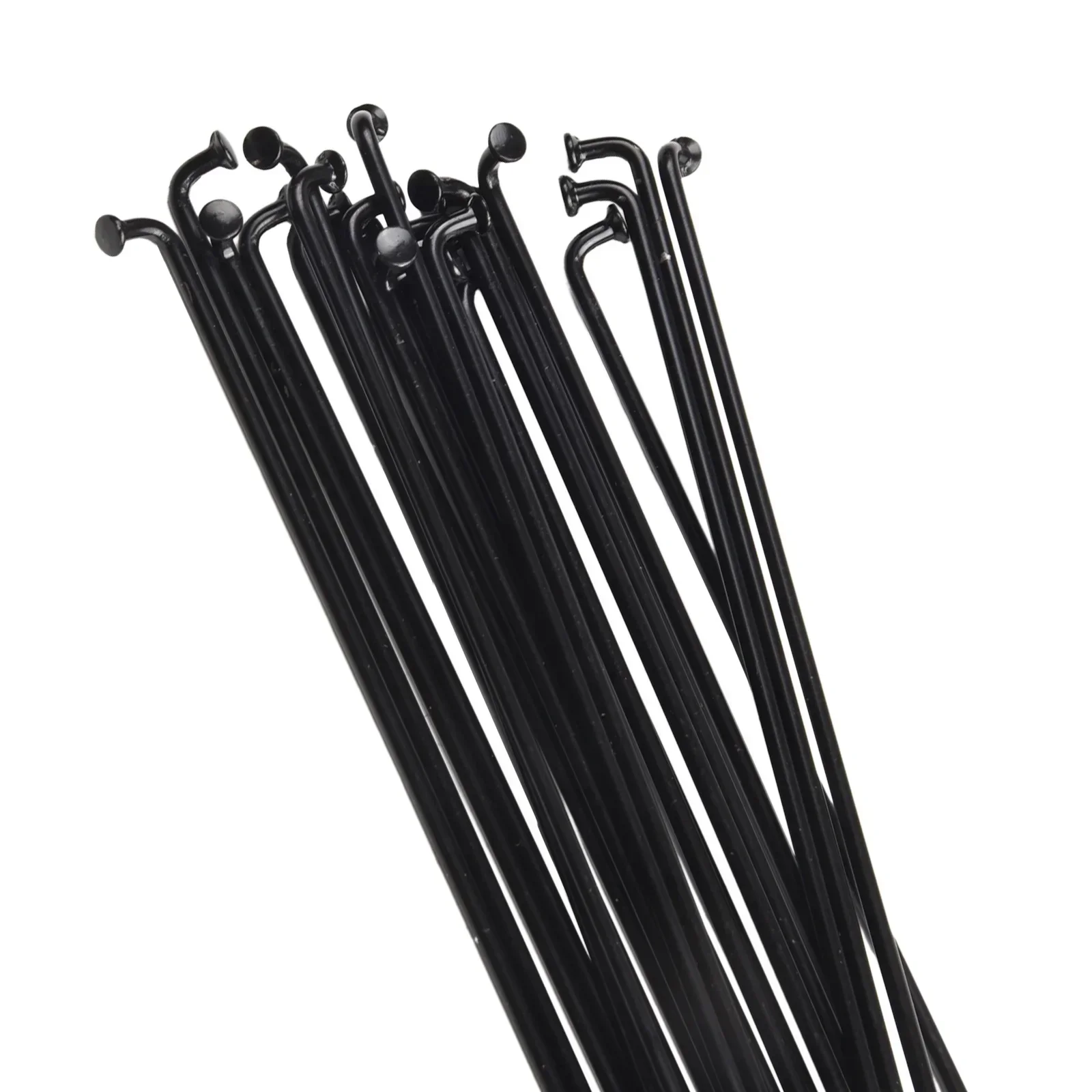 Bicycle Spokes Bike Spokes Nipples 24 Pcs Bicycle Steel Spokes 288MM 289mm 275MM 260MM 255MM Length With Nipples Straight Head Bike Replacement Accessories Parts