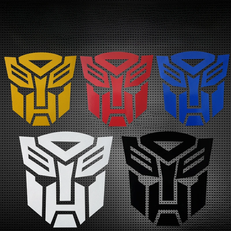 Autobot Logo Decepticon Decoration Motocross Stickers for Motorcycle Helmet Body Fuel Tank Reflective Vinyl Decal Pegatinas Moto poker and skull motorcycle stickers diy moto fuel tank helmet oilproof decals fashion auto window body decoration pegatinas moto