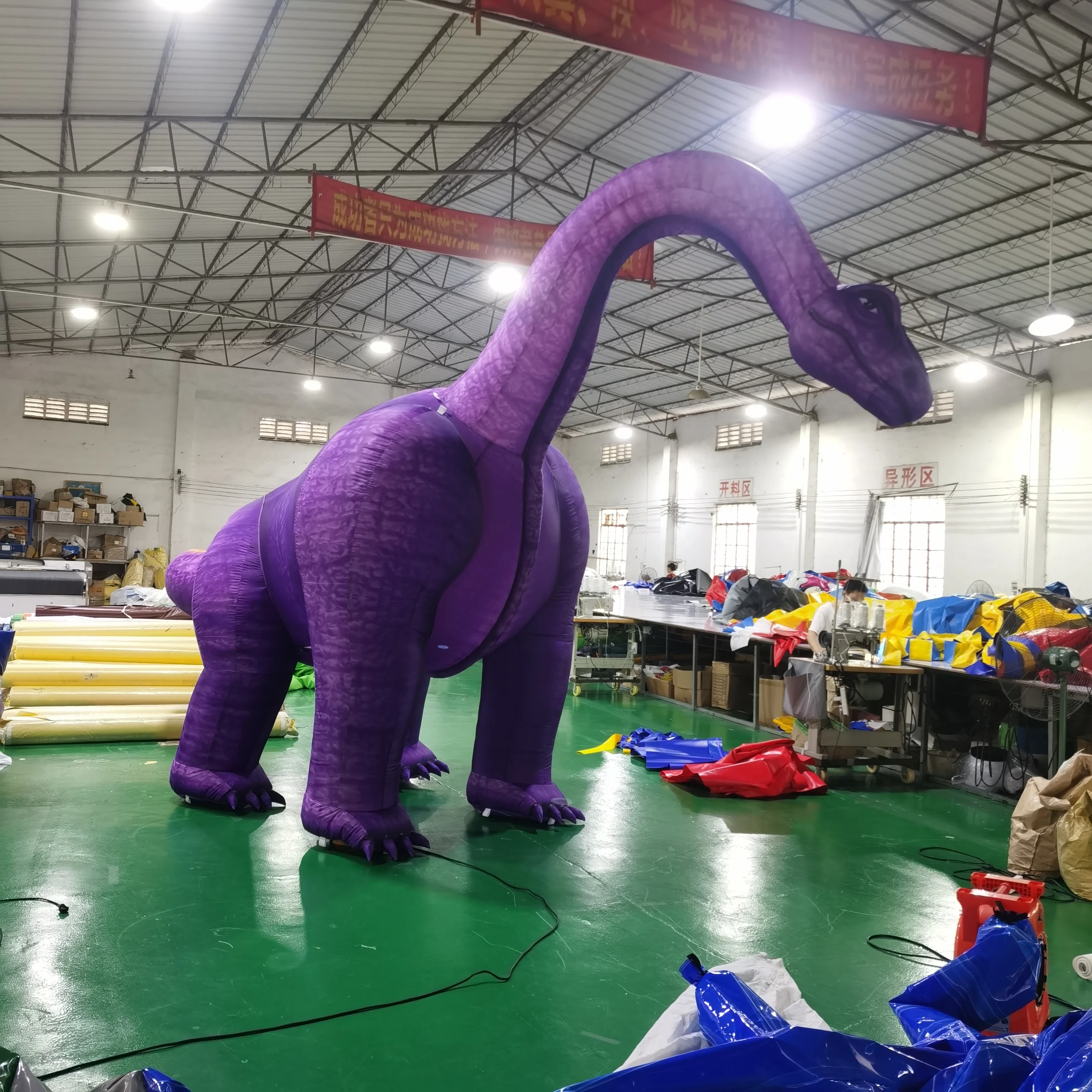 Outdoor design Giant advertising cartoon animal mascot inflatable giant dinosaur inflatables for events