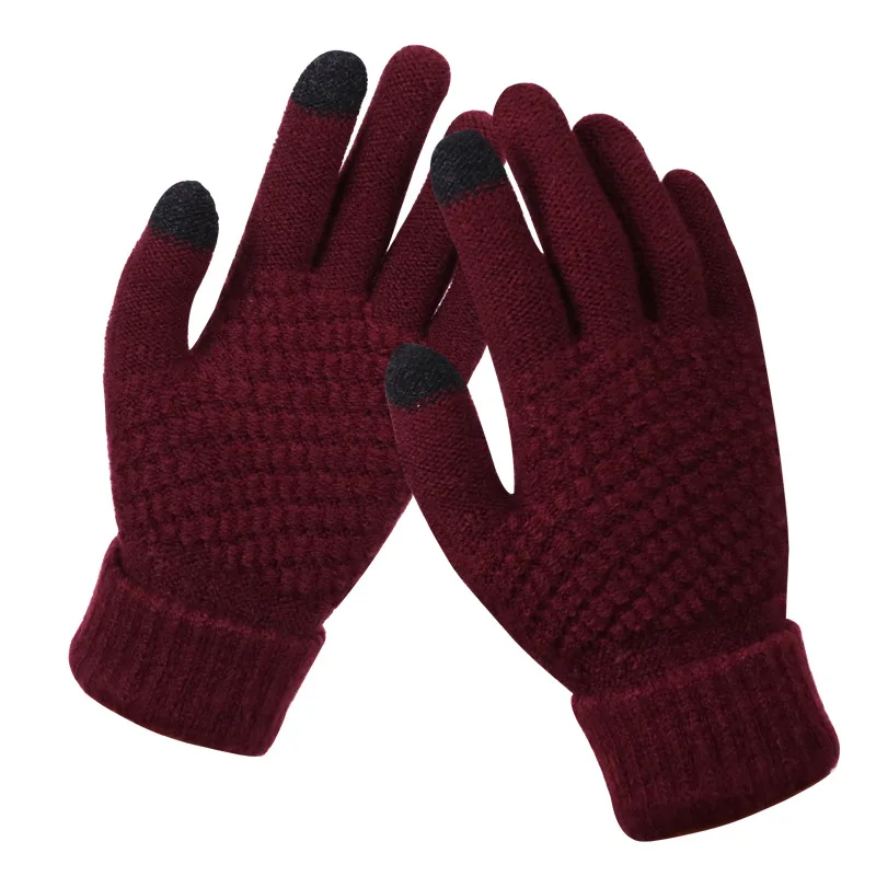 

Cold-proof Ski Gloves Men Windproof Keep Warm Gloves Anti Slip Soft Fluff Gloves