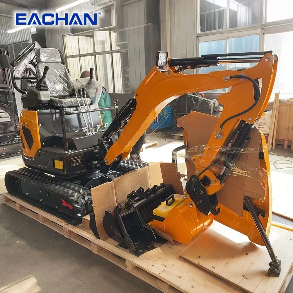 Hochleistungs-Minibagger Euro 5 CE EPA 1,2 Tonnen mit Kernpumpe für Garten- und Haushaltsanwendungen, kundenspezifisch anpassbar