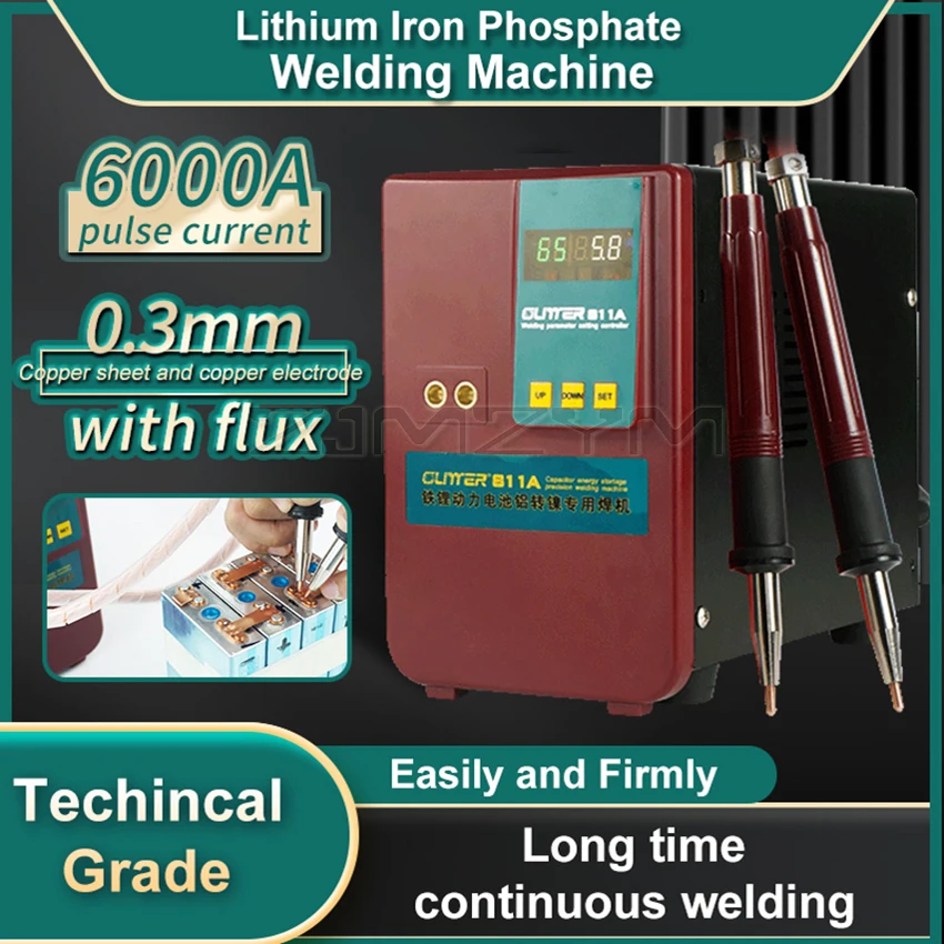 GLITTER 811A Spot Welder Pulse Spot Welding Machine For Lithium Battery Pack Welding Machine With Remote Soldering 75A Pen 2