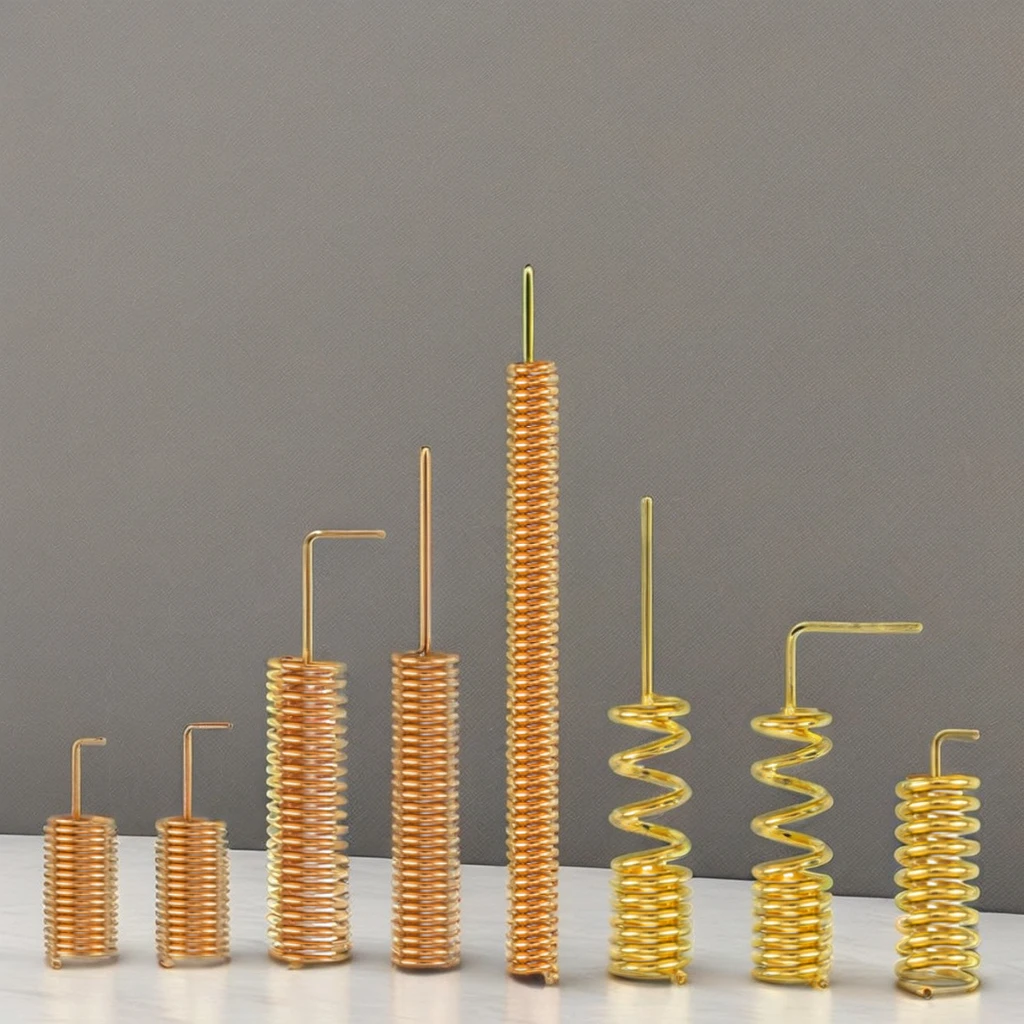 10pcs External Antenna 433Mhz 915MHz Built-In Spring Omnidirectional High Gain