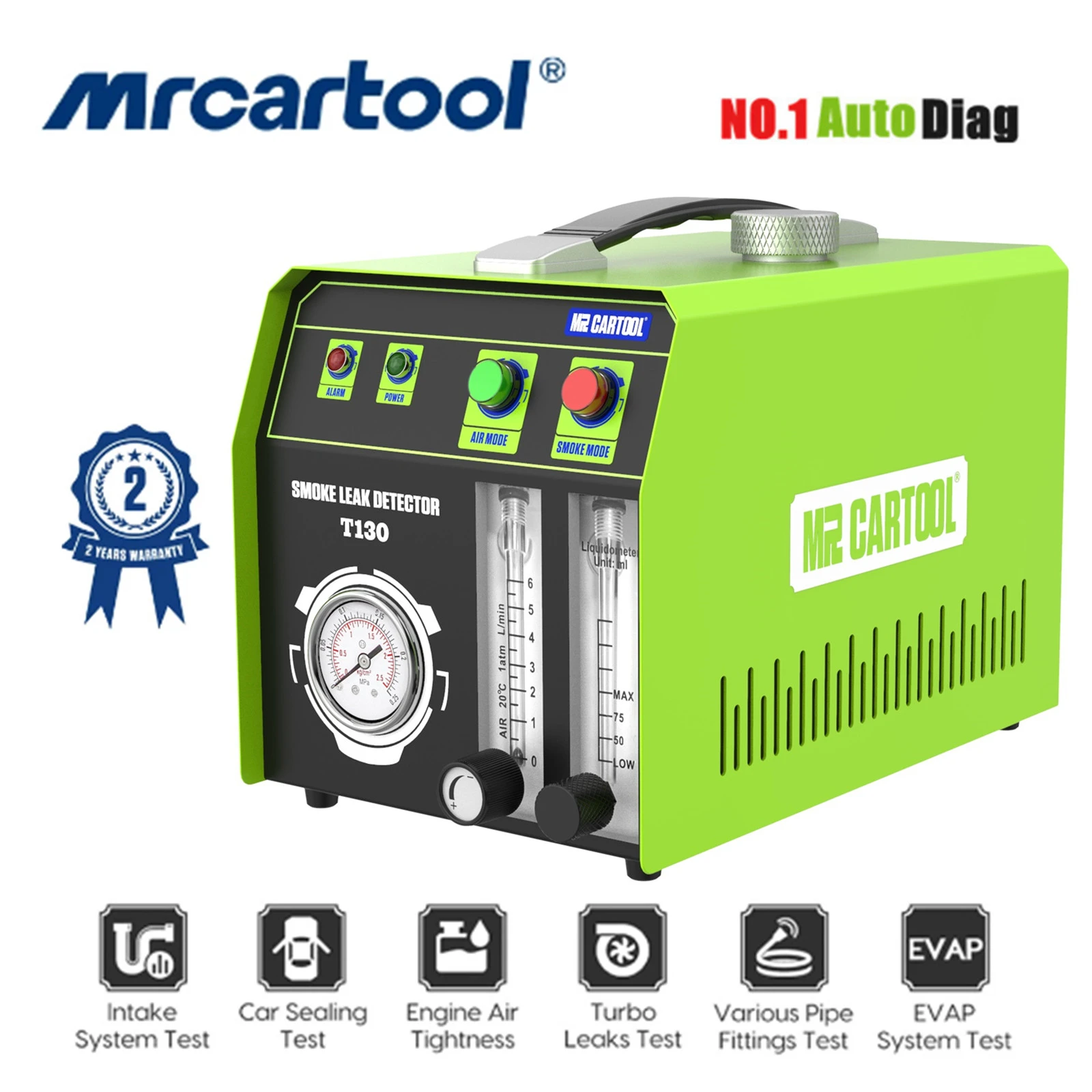 12V Car Pipe System Leak Tester Fuel Leakage Detector with Adjustable Flow Meter for Vehicles Motorcycles MR CARTOOL T110 Automotive EVAP Smoke Machine 12V Car Pipe System Leak Tester Fuel Leakage Detector with Adjustable Flow Meter for Vehicles Motorcycles MR CARTOOL T110 Automotive EVAP Smoke Machine