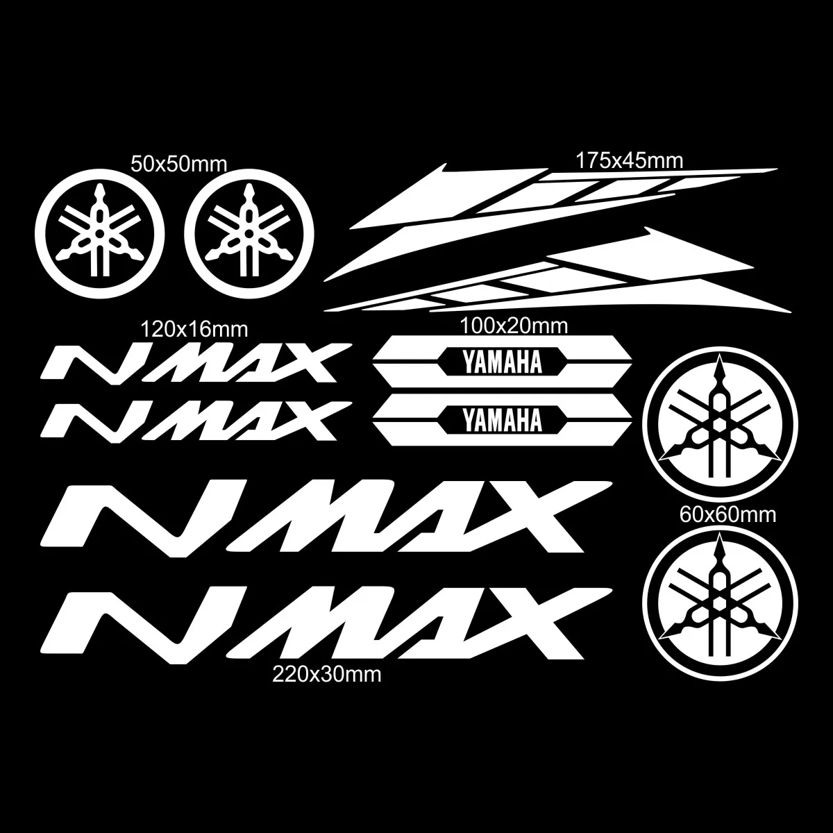 Yamaha Logo Sticker Design