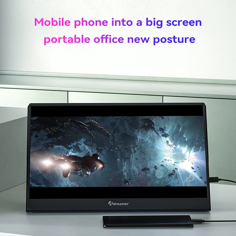 Adreamer 15.6 ġ å ÷ , WLED IPS ȭ, Xbox PS4/5 ġ Ʈ ޴ 16:9 ̹ ÷, 1920x1080 FHD 60Hz