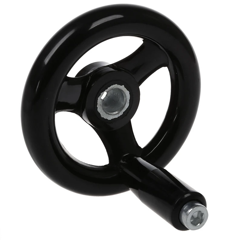 

6Pcs 3.9 Inch Diameter Hand Wheel W Revolving Handle For Milling Machine