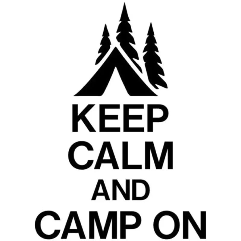 

Виниловая наклейка с надписью KEEP CALM, 11,5*16 см