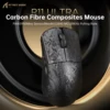 ATTACK SHARK R11 ULTRA Carbon Fiber Wireless Gaming Mouse, 8000Hz 49g 42000DPI, PAW3950MAX Nano-Metal Ice Coating BT/2.4G/USB-C 1