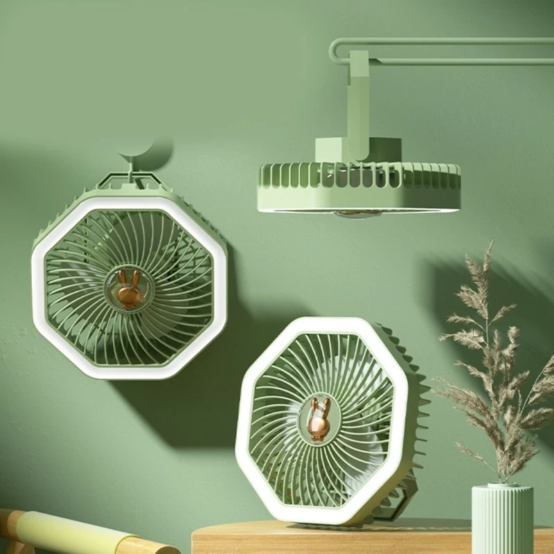 

XXUD прочный Настольный мини-вентилятор для кемпинга маленький настольный вентилятор с 3 режимами воздушного потока бесшумная работа с вращением на 1200 мАч 360 °