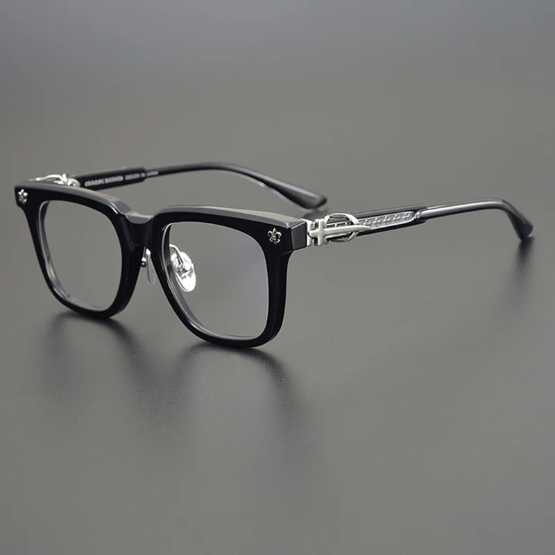 

Высококачественные ацетатные Ретро квадратные оправы для очков для мужчин и женщин, деловые оптические оправы для очков, Рецептурные очки