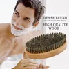 2pcs/set Boar Bristle Men's Shaving Brush Portable Barber Natural Beard Brush For Facial Cleaning Tools Styling Tool 2