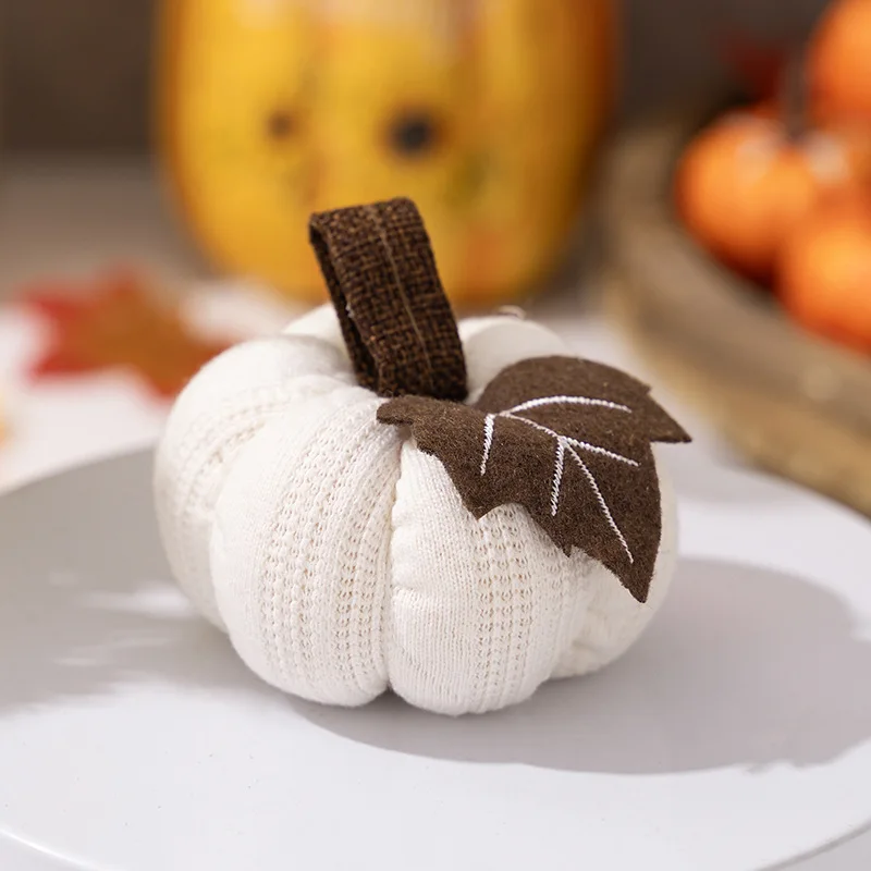 20 Mini Zucca Autunnali In Resina Per Decorazioni Fai Da Te - Piccole Zucche Arancioni Per Halloween E Ringraziamento