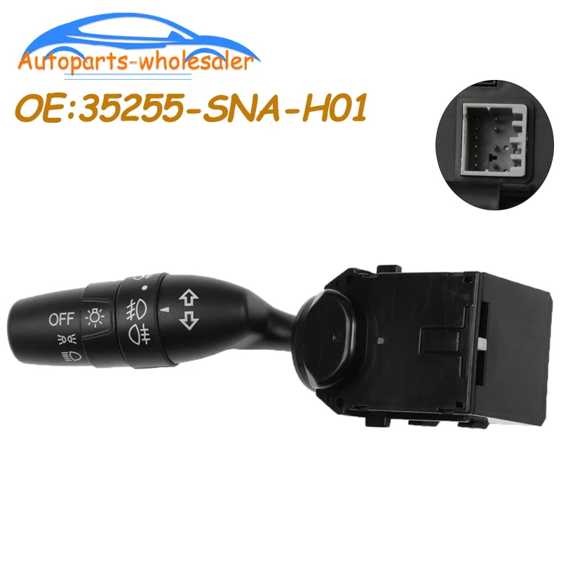 Turn Signal Headlight Switch 35255-SNA-H01 35255SNAH01 For Honda Civic 2006-2011
