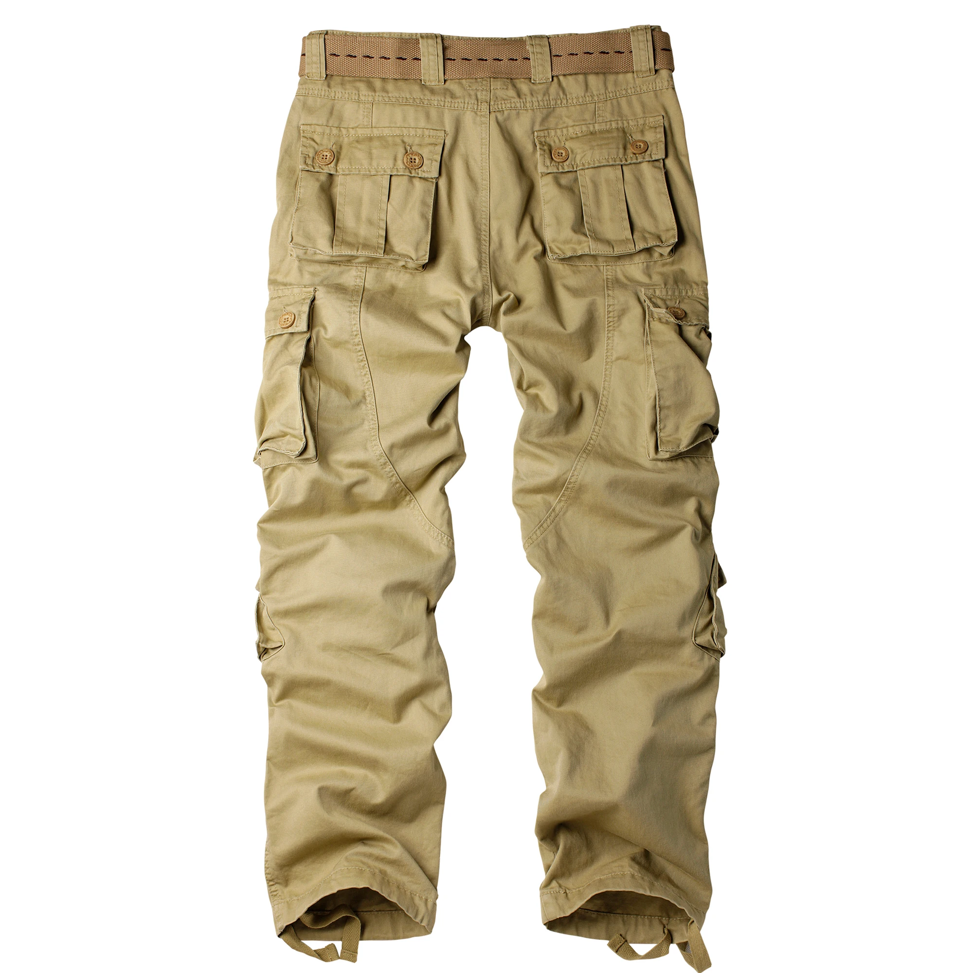 Men Combat Pants With Knee Pads Tactical Cargo Sport Trousers Camouflage Multicam Trekking Hunting Clothes（Not belt） 2