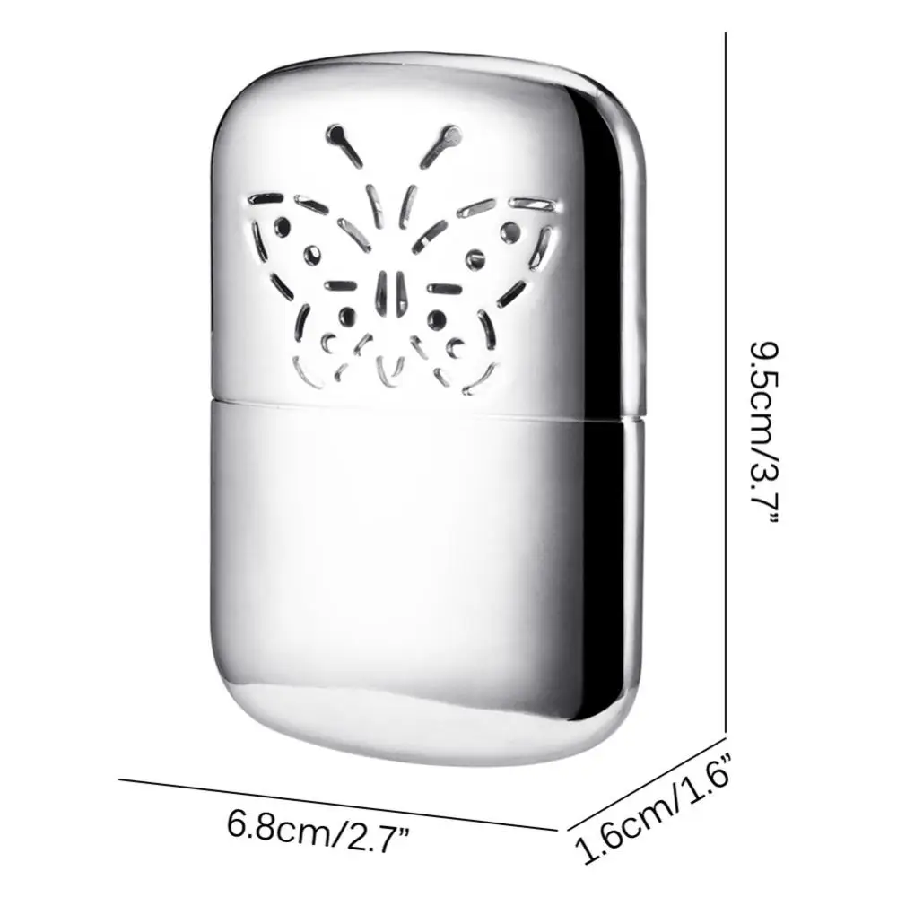 Zinc Alloy Pocket Long-life Ultralight Hand Warmer Indoor & Outdoor Small Handy Warmer Heater Handy Warmer Heater Pocket Warmer