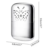 Zinc Alloy Pocket Long-life Ultralight Hand Warmer Indoor & Outdoor Small Handy Warmer Heater Handy Warmer Heater Pocket Warmer 4