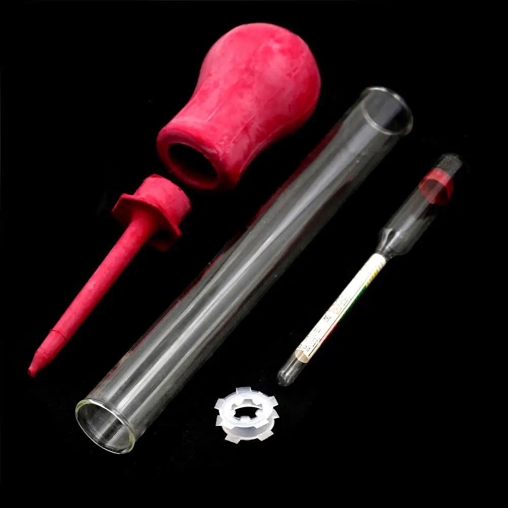 1.100-1.300 Density Gravidness Electrical Electric Battery Suction Battery Hydrometer Acid Tester Electrolyte Lead Flooded 1 Pc battery hydrometer tester