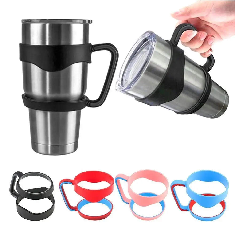 Description Picture 5 of item1Pcs Mug Base Tumbler Cup Handle 4 Color Drinkware Water Bottle Holder Portable Bottle Accessory for Yetti Rambller 20oz/30Oz