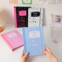 Sharkbang New A5 Binder Ring Hard Cover Composition Collect Book Journal Refills Loose Leaf Bandage Postcards Sticker Organizer 1