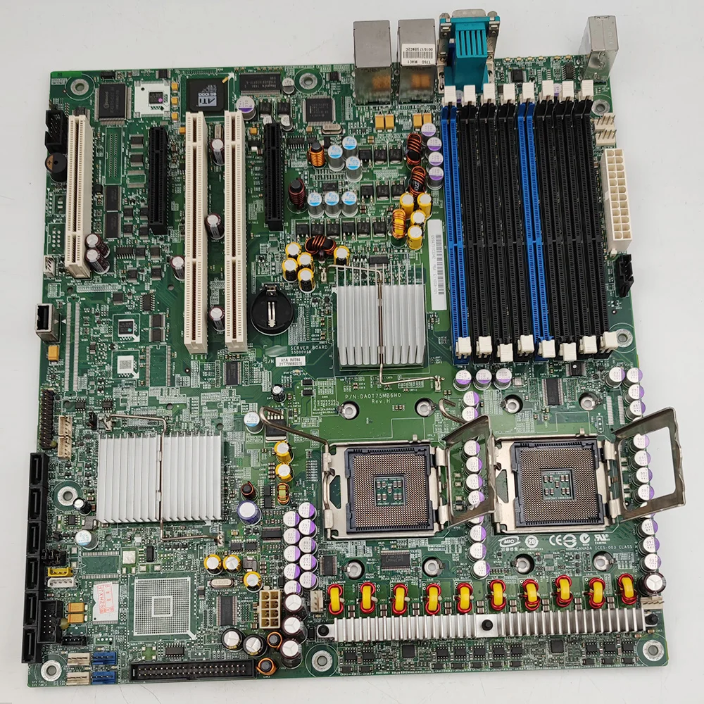 인텔 서버 마더보드 소켓 771, DDR2 EATX 메인보드 S5000VSA