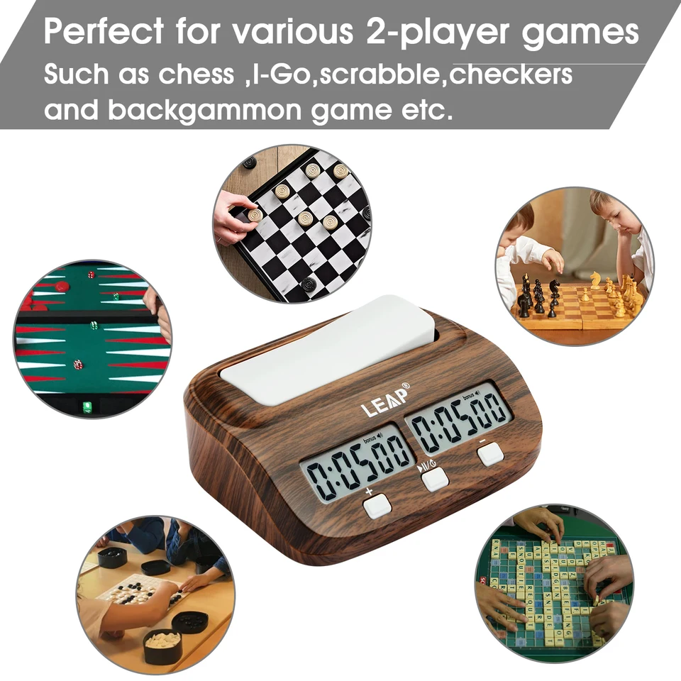 LEAP Chess Clock Orologio Digitale Omologato FIDE Timer