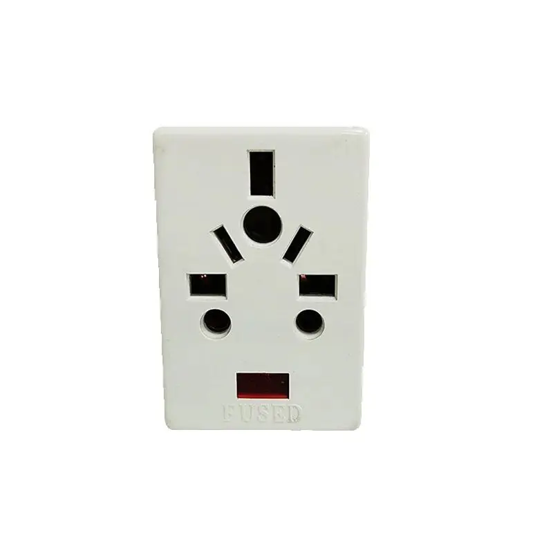 Universal China AU EU US to UK 13A Fused Plug 2 in 1 India South Africa Industry Electrical Power Plug Converter Type G
