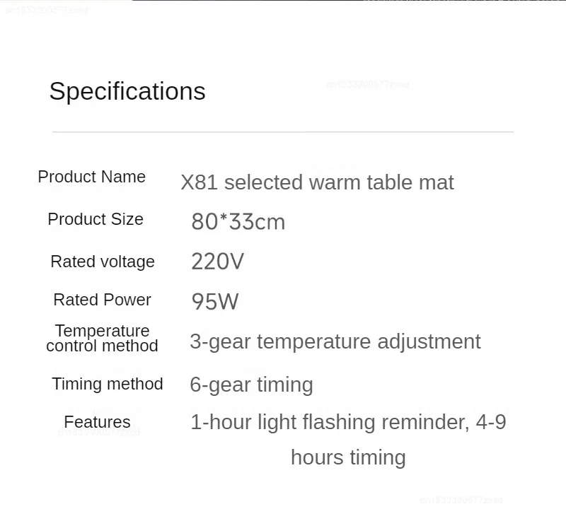 Office Computer Desk Mat, Deskpad Grande, Controle de Temperatura 3 Engrenagens