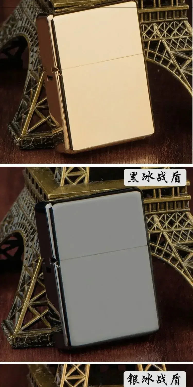 Zorro 912  912s Vintage Armored Kerosine Lighter, Waterproof Windproof Luxury Brass Constantinople Style Gift for Men
