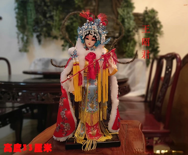 

Chinese style gifts, silk doll, Beijing Opera characters, gifts, foreign handicraft dolls, and Mu Guiying ornaments