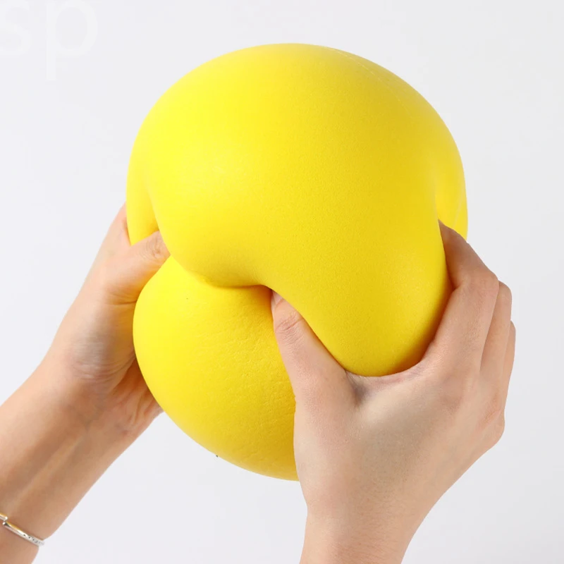 

18CM Mute Ball Baby Outdoor Toy Solid Sponge Soft Elastic Ball Children's Indoor Sports Noise Reduction Ball