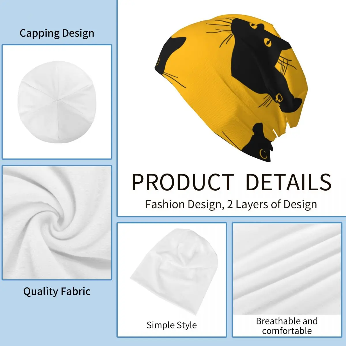 Рисунок 6 - Оригинальные зимние шапки с мультяшным