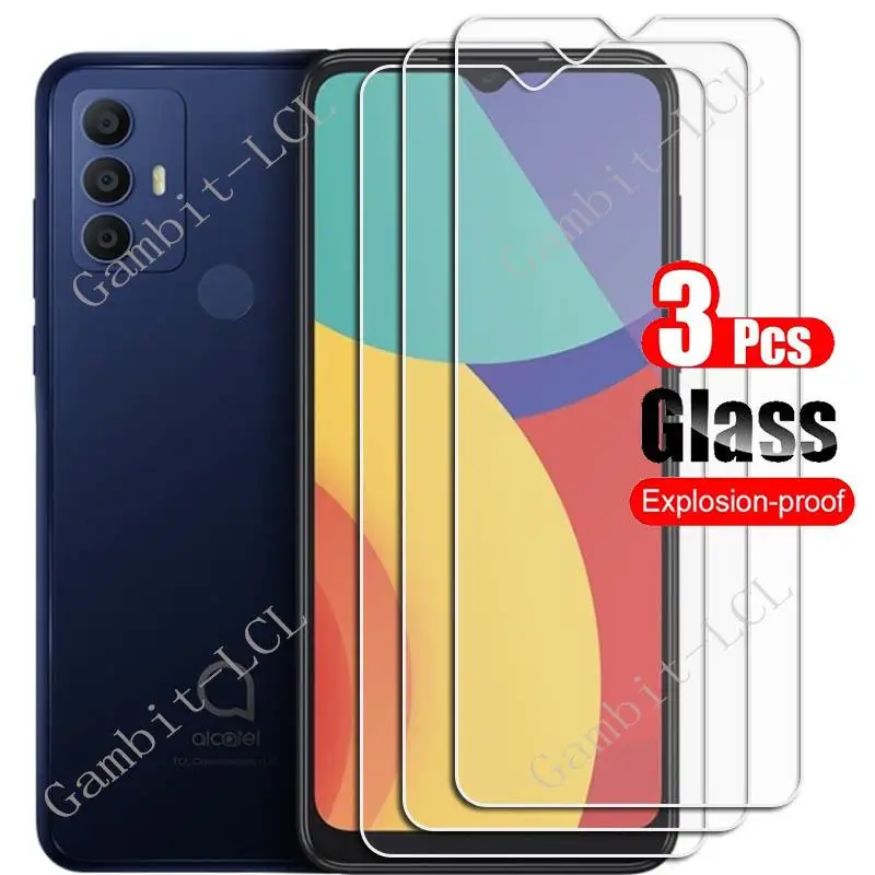 

3PCS HD Tempered Glass For Alcatel 3L 1S (2021) Protective Film ON Alcatel1S Alcatel3L 6025H, 6025D 6.52" Screen Protector Cover