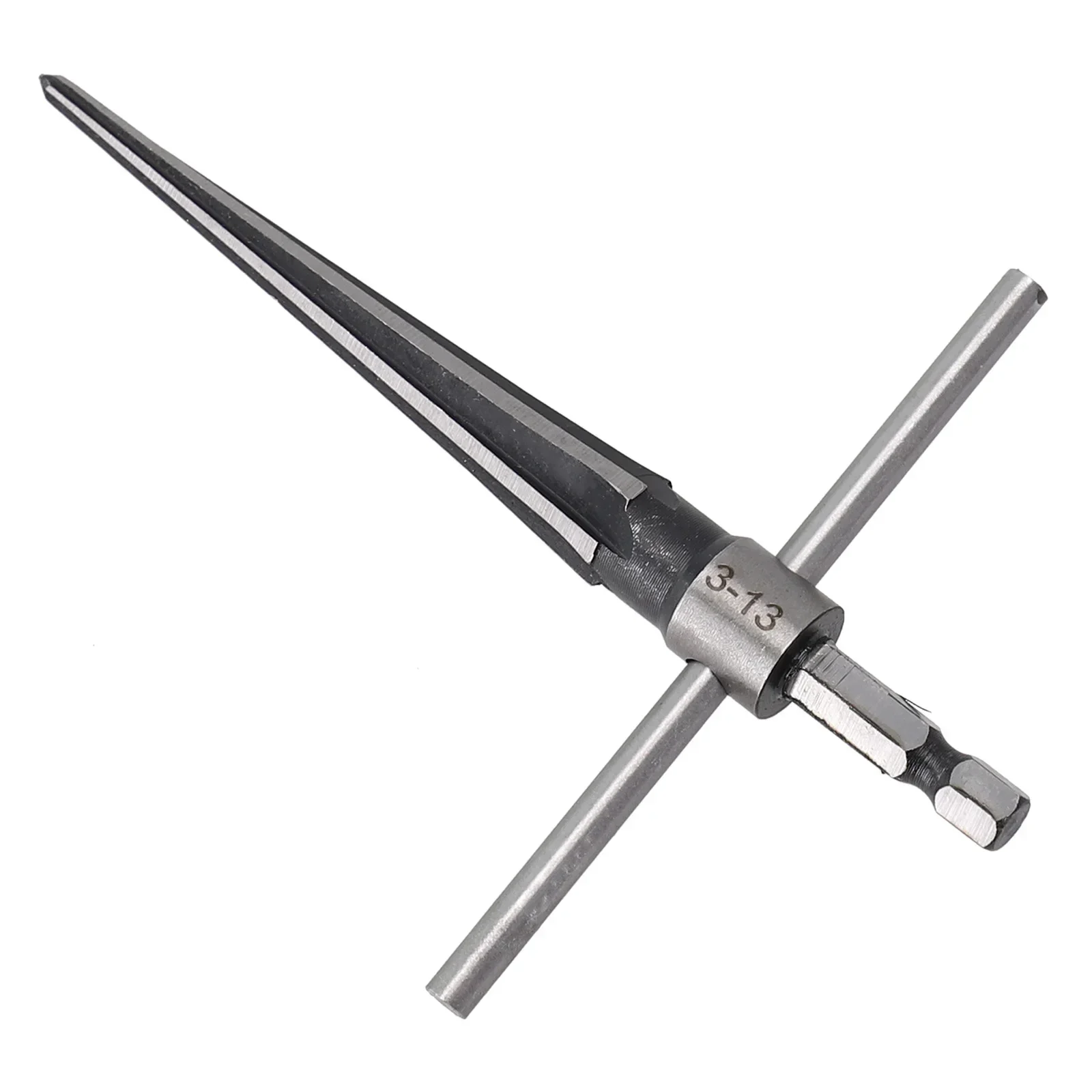 1pc 3-13mm Hand Taper Reamer Hand Metal Reamer Deburring Enlarge Pin Hole Handheld For Wood Metal Plastic Drilling Tools