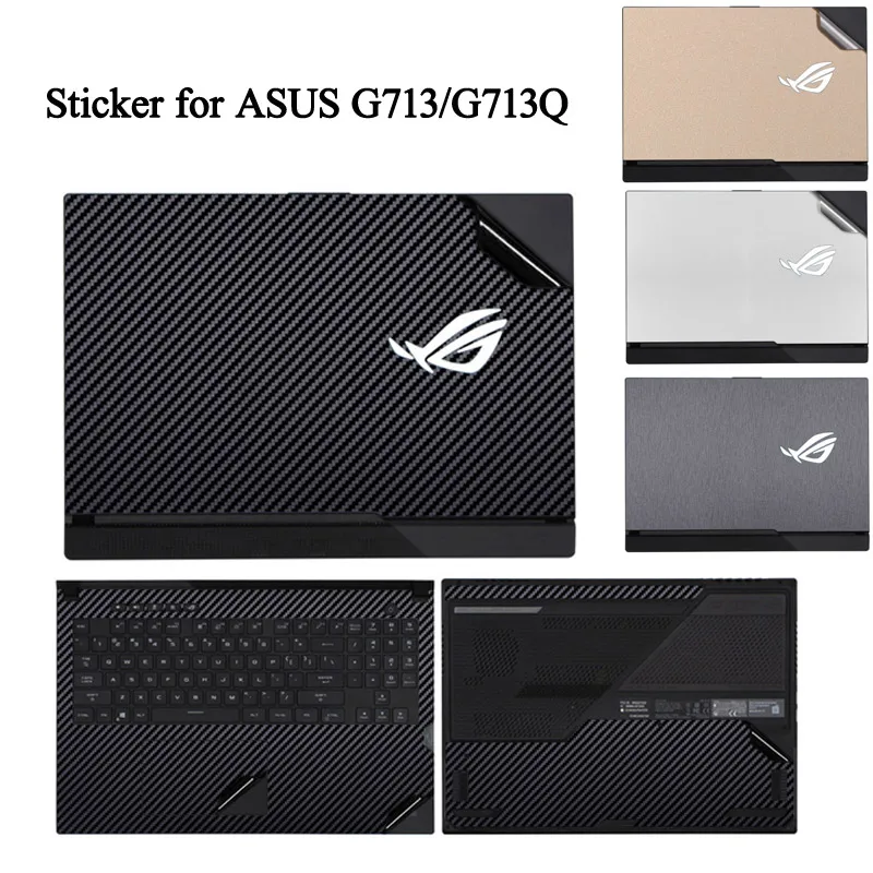 Pele Pré-cortada da Etiqueta do Portátil Tampa do Decalque Acessórios para Asus Rog Strix G713p G733p G713q G713rm G713rw G713qy G17 2023 2023