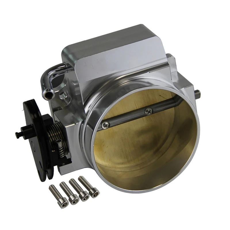 Silver Aluminum 102mm Throttle Body Replacement For Ls1 Ls2 Ls3 Ls6 Ls7