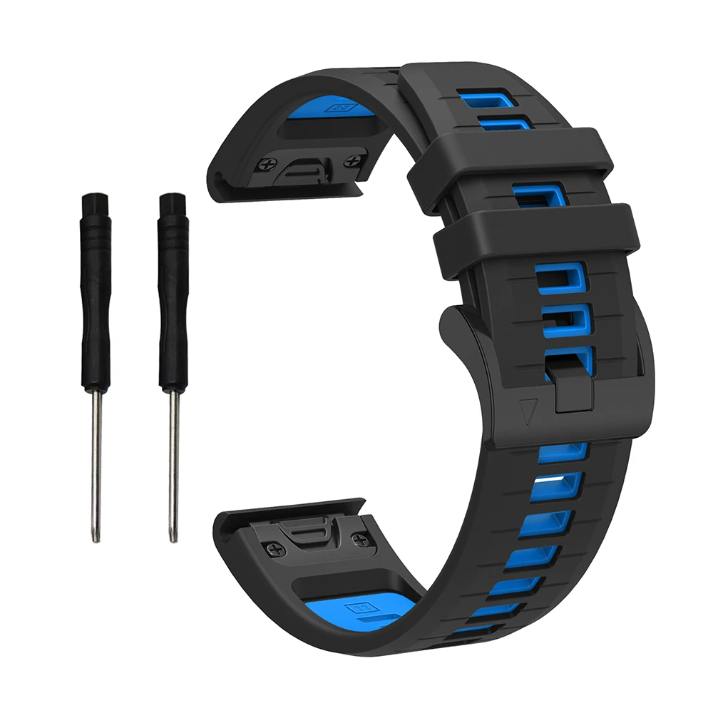 Premium Silicone Watch Strap - QuickFit Release, Multi-Size Options