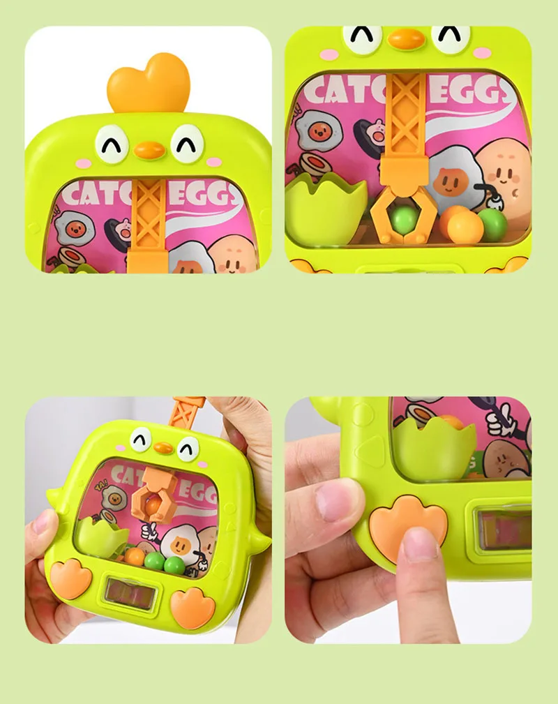 Children's Board Games Catch Animal Chicken Catcher Claw Ball Grabbing Game toy Mini Claw Machine Interactive Toys For Kids GIft