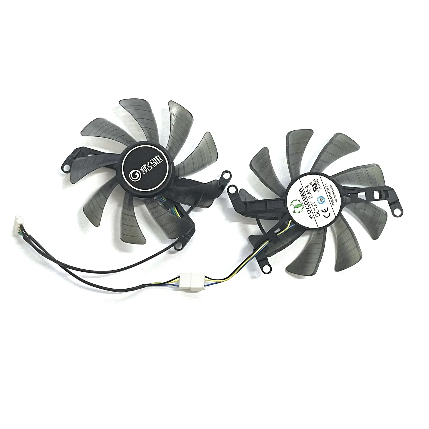 2PCS 85MM 4PIN GTX 1660 1660Ti graphics fan for the GALAX GeForce RTX 2060 2070 Super Graphics Card Cooling Fan