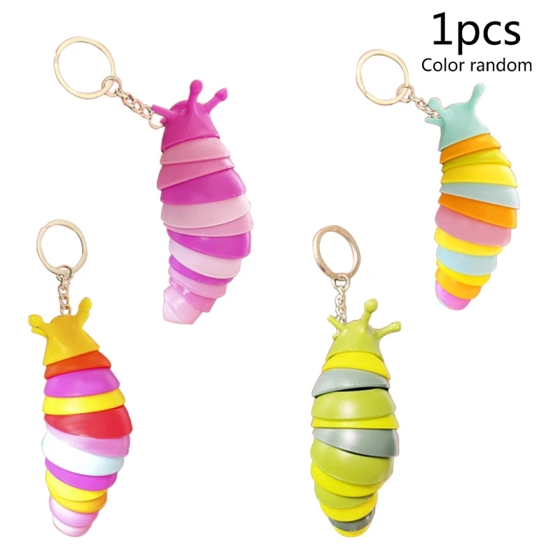 

Decompressing Squirming Slug Figure for Toddler Stress Rainbow Slug Toy Wriggling Animal for Kids Anxiety Reduce Y55B