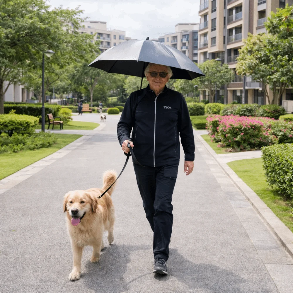 Compact and Durable Umbrella Clip with Secure Fastening and Universal Fit