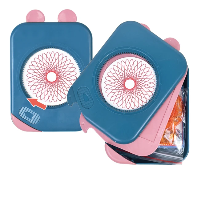 Magic Spirograph Drawing Toys Painting Template Multi-function Accessories Geometric Ruler Drafting Tools Storage Set Kids Toys 4
