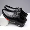 Men's New leather Shoes Fashion Business Work Shoes Casual versatile anti slip Loafers Trendy breathable lightweight flats Homme 5