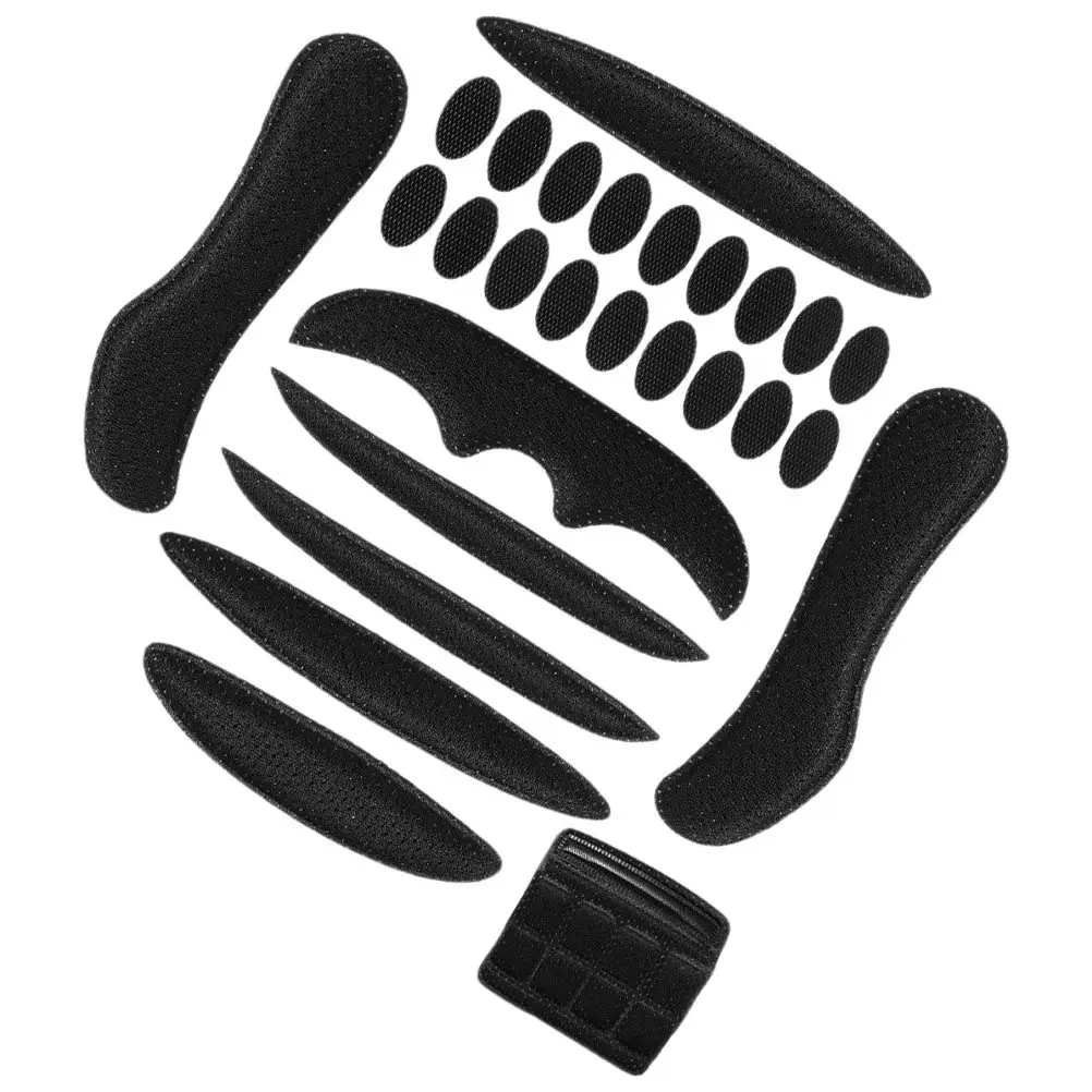 1세트 내부 라이너 소프트 스폰지 패드 열압축 통기성 충격 흡수 땀 흡수 사이클링 오토바이