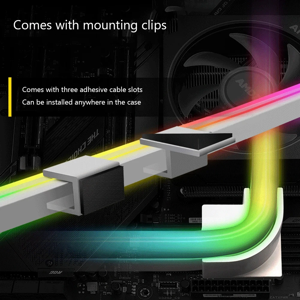 PC ̽ κ ARGB LED Ʈ Ʈ,  LED  Ʈ, ׿ ǻ  Ʈ , ARGB Aura SYNC, 5V, 3 