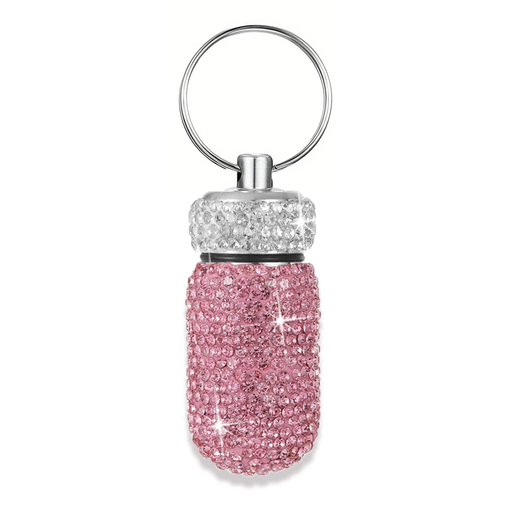 Bling Rhineston Pill Container