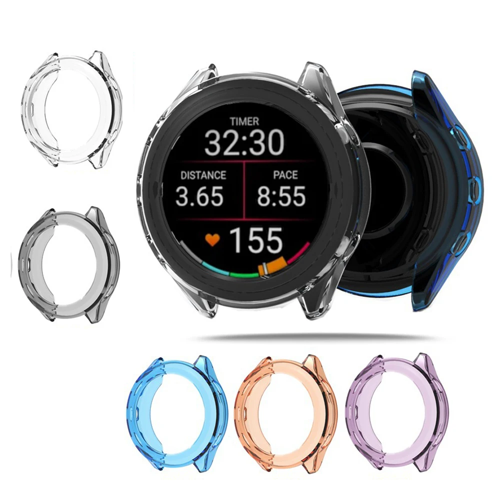 Enhanced TPU Protective Bumper Cover for Smartwatch - Soft Shell Skin Guard