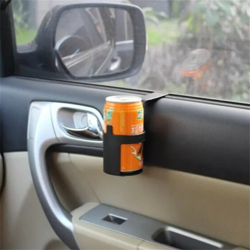 Car Cup Holder Auto Door Window Hanging Beverage Holder Portable Water Bottle Stand Car Storage Rack Auto Interior Accessories