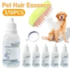 Dog Cat Steamy Brush Steam Brush Electric Sprayer for Massage Pet Grooming Tool Shedding 3 in 1 Electric Sprays Massage Combs 6