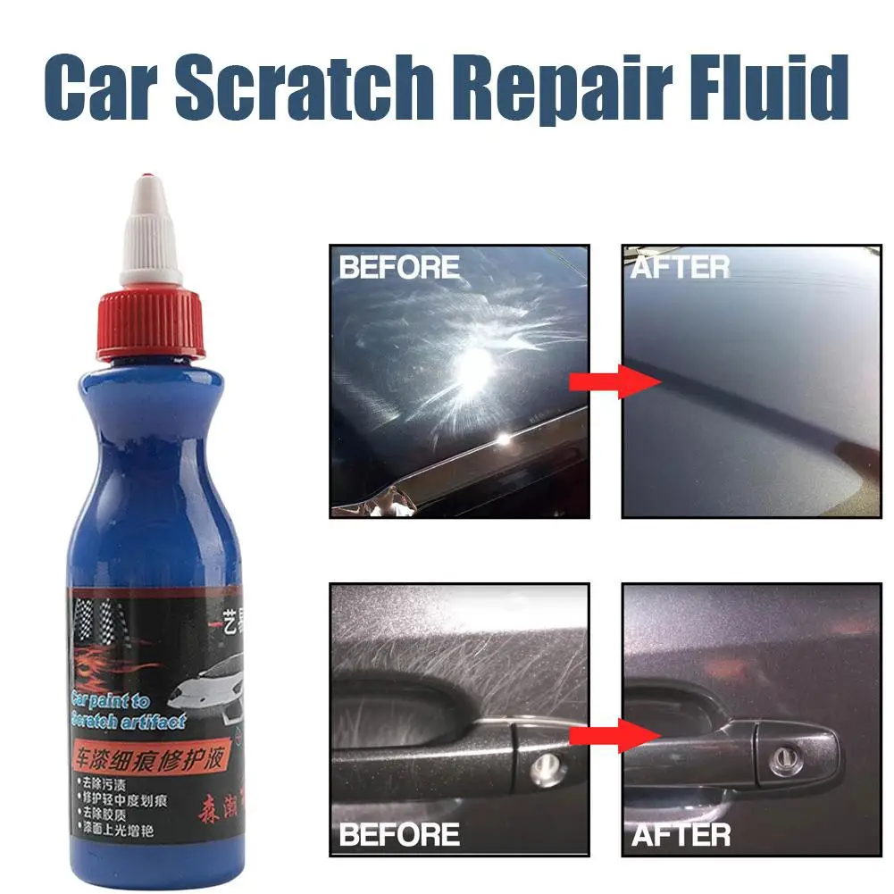 

Small Blue Paint Brush For Car Scratch Repair Solution For Removing Stains, Scratch Repair Agent, And Scratch Free Wax K0V0